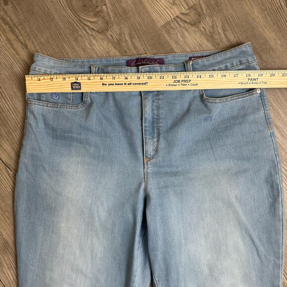 Gloria Vanderbilt Amanda Jeans Women’s 18 Skinny Stretch Boho - Picture 6 of 12